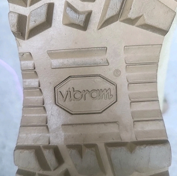 Vtg Addison Tactical Boots Mens 12 Beige Tan Vibram Desert Combat Military Army main image 4
